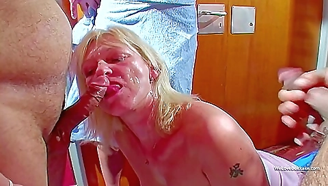 Christmas french factig diezeling the cum all over